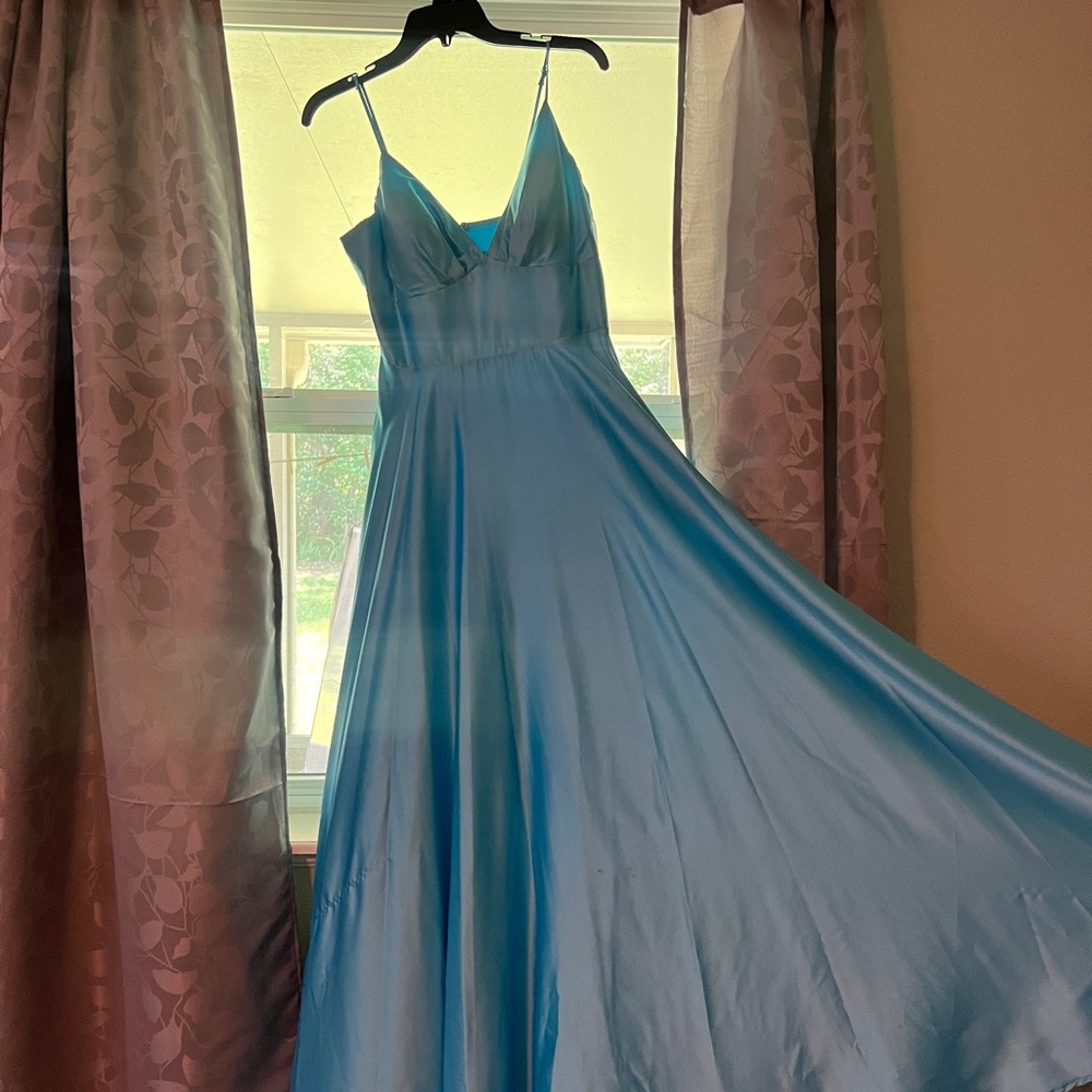 Blue Prom Dress - Picture 4 of 5